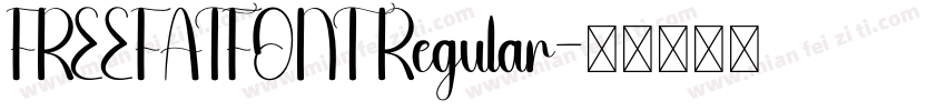FREEFATFONT Regular字体转换